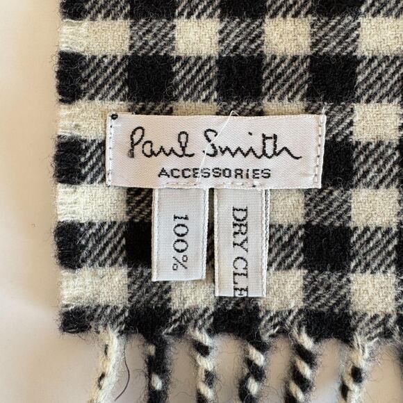 Paul Smith Gingham Scarf - Picture 4 of 8